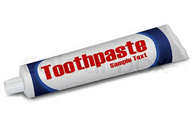 tube of toothpaste